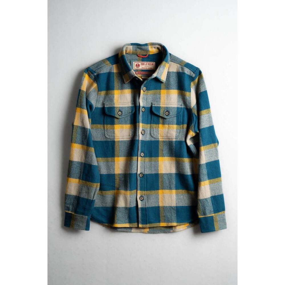 NEW IRON & RESIN men's conejo shirt in blue